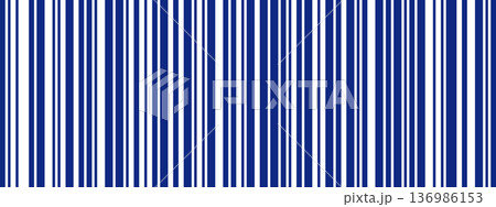 Abstract barcode stripe pattern background. Random vertical bars with varied line thickness. Minimal design for posters, packaging, and branding. Abstract barcode stripe pattern background. Random vertical bars with varied line thickness. Minimal design for posters, packaging, and branding. 136986153