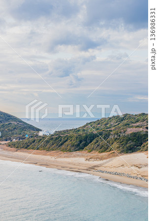田原市の伊良湖の風景(愛知県) 136986331