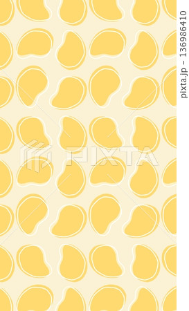 Soft Pastel Yellow Design Illustration Soft Pastel Yellow Design Illustration 136986410