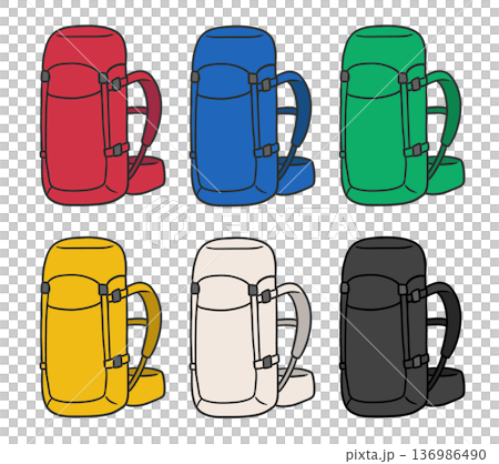 一款適合健行或露營的大容量背包 136986490