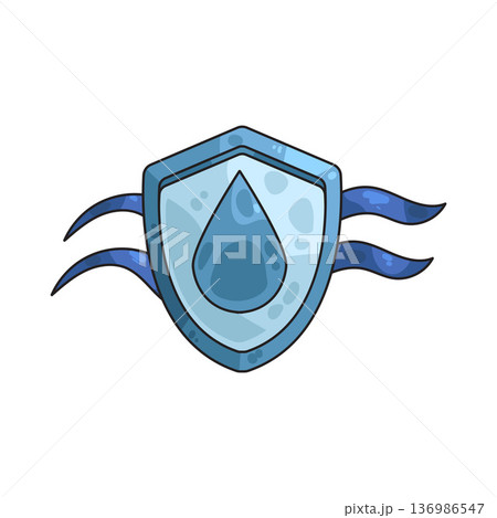 Illustration of Water Protection 136986547