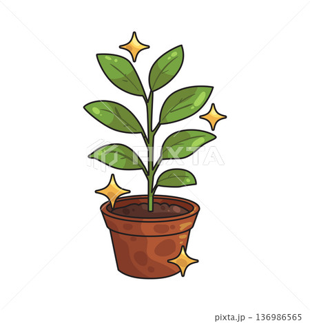 Illustration of Plant Pot 136986565