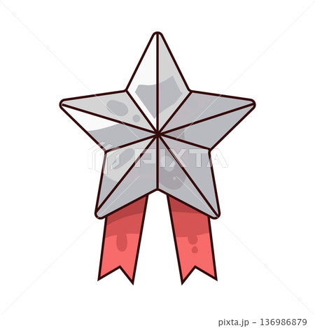 Illustration of Silver Star 136986879