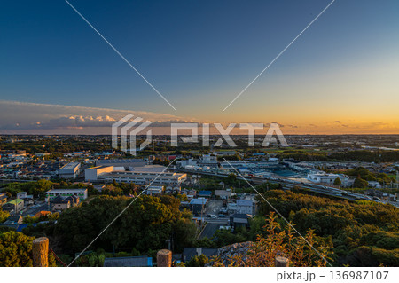 豊橋市の街並み(愛知県) 136987107