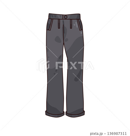 Illustration of Ski Pants 136987311