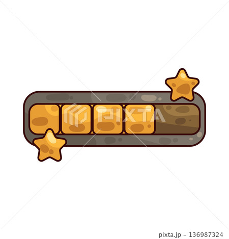 Illustration of Rating Bar Illustration of Rating Bar 136987324