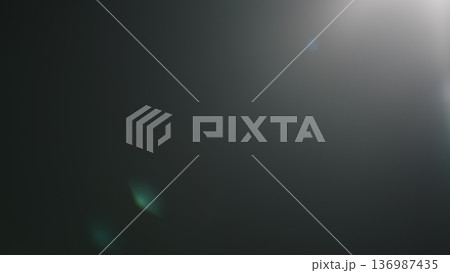 Real lens flare for overlay long focal length lens 136987435