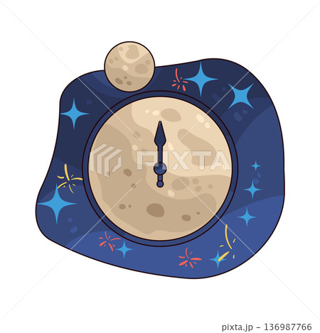 Illustration of Midnight Illustration of Midnight 136987766
