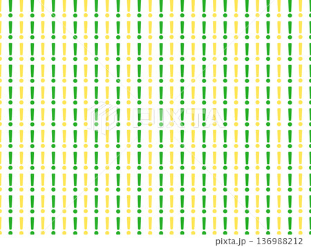 黄緑のビックリの背景素材 136988212