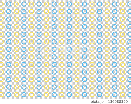 Blue and yellow circle background material Blue and yellow circle background material 136988390