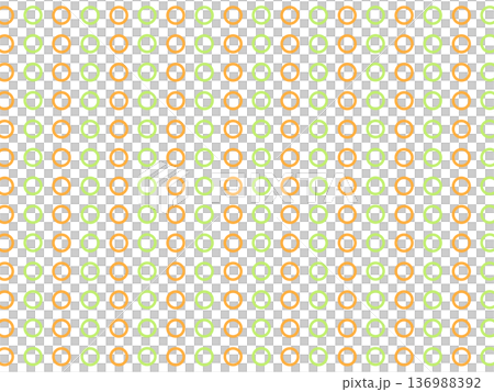 Green and orange circle background material Green and orange circle background material 136988392