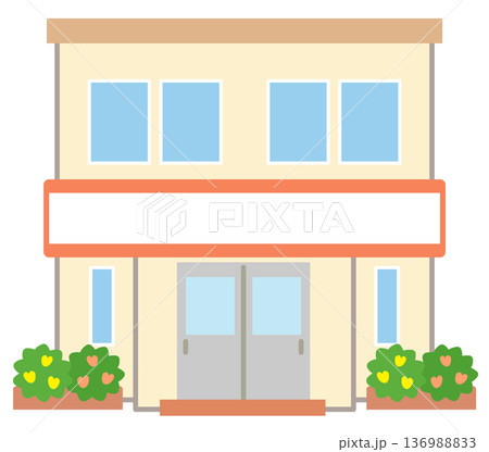 街の施設　店舗　家　お店 136988833