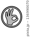 OKマーク 136990070