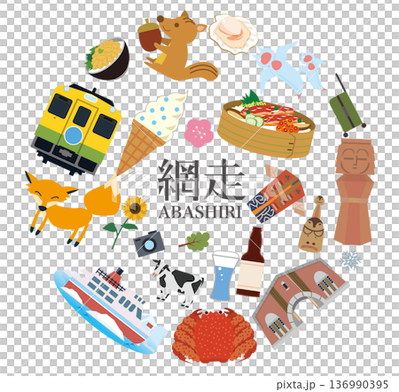 北海道　網走　観光　旅行　 136990395