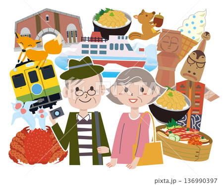 北海道　網走　観光　旅行　 136990397