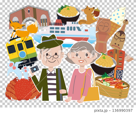 北海道　網走　観光　旅行　 136990397