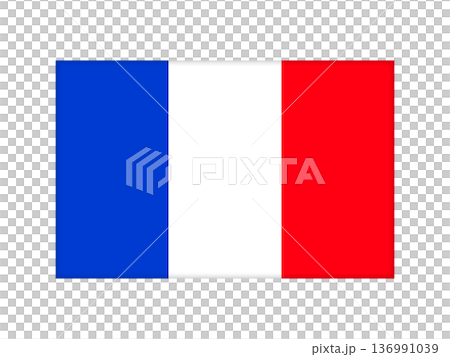 酷炫的法國國旗插畫素材 2 136991039
