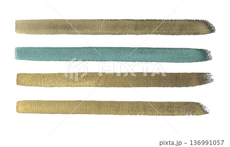 Horizontal strokes of shimmering gold and green watercolor create festive celebratory template.Luminous,hand drawn texture for birthday cards,Christmas designs,New Year themes,joyful seasonal branding Horizontal strokes of shimmering gold and green watercolor create festive celebratory template.Luminous,hand drawn texture for birthday cards,Christmas designs,New Year themes,joyful seasonal branding 136991057
