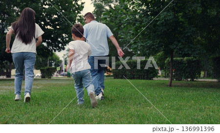 family jogging, group people running feet sidewalk park, child play, teamwork, group people run, happy woman motherhood, parents with child boy son running merrily laughing, man woman loving son family jogging, group people running feet sidewalk park, child play, teamwork, group people run, happy woman motherhood, parents with child boy son running merrily laughing, man woman loving son 136991396