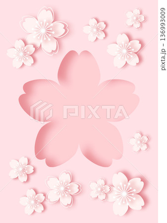 桜の花の背景 桜の花の背景 136993009