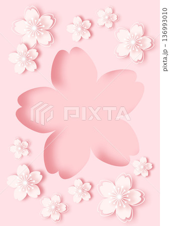 桜の花の背景 桜の花の背景 136993010