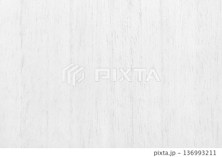 White wooden wall background, texture of bark wood with old natural pattern for design art work, top view of grain timber. 136993211