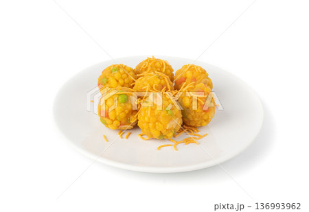 Ladoo, laddu or bundi laddoo is Indian sweet Diwali food. This is boondi ladoo balls Ladoo, laddu or bundi laddoo is Indian sweet Diwali food. This is boondi ladoo balls 136993962