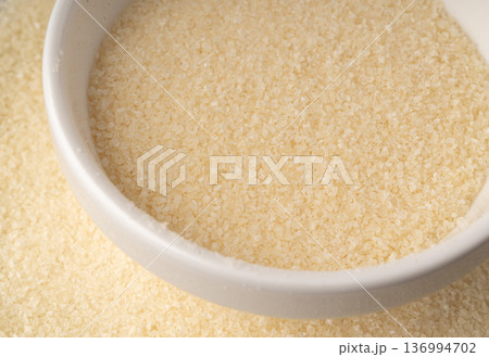 Gelatin powder macro texture Gelatin powder macro texture 136994702