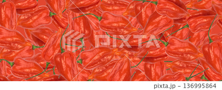 Red Habanero Pattern 136995864