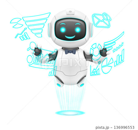 ai assistant technology support help service vector illustration ai assistant technology support help service vector illustration 136996553