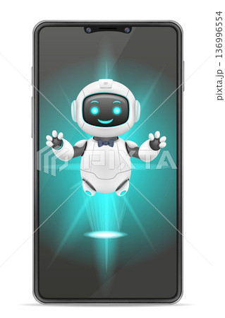 ai assistant technology support help service vector illustration ai assistant technology support help service vector illustration 136996554