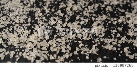 Gelatin powder macro texture 136997269