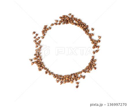 Grape seeds ready for oil extraction 136997270