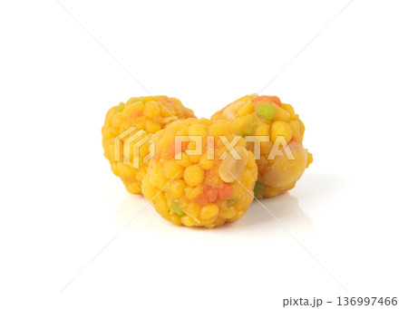 Ladoo, laddu or bundi laddoo is Indian sweet Diwali food. This is boondi ladoo balls Ladoo, laddu or bundi laddoo is Indian sweet Diwali food. This is boondi ladoo balls 136997466