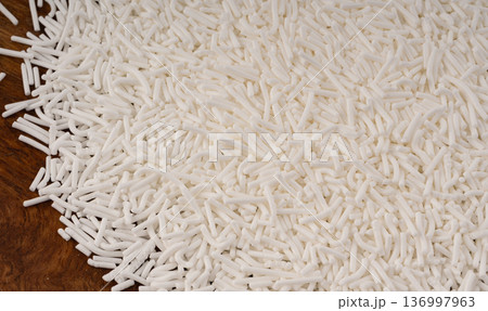 Candy Sprinkle Pile, Donut White Sprinkles 136997963