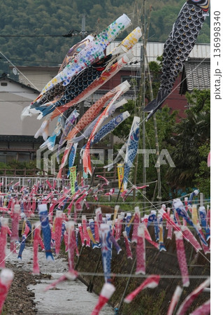 たくさんの鯉のぼり 136998340