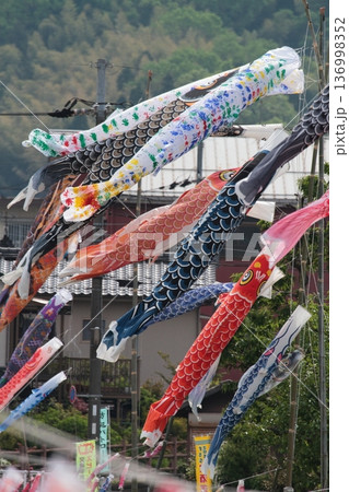 鯉のぼりのある風景 136998352