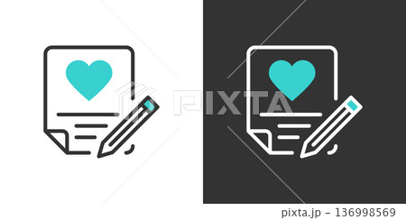 ラブレターのアイコン 136998569