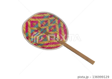 a handcrafted fan 136999129