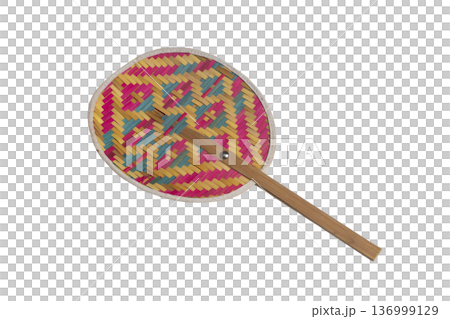 a handcrafted fan 136999129