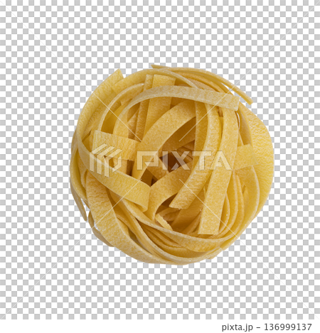 uncooked tagliatelle pasta uncooked tagliatelle pasta 136999137