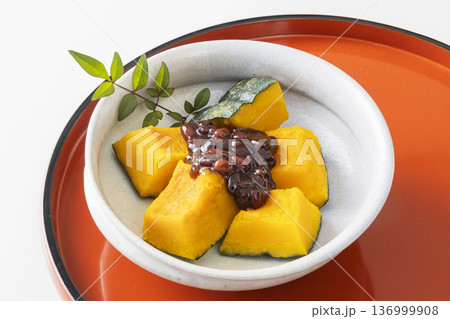 かぼちゃ　煮かぼちゃ　いとこ煮 136999908