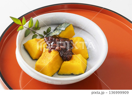 かぼちゃ　煮かぼちゃ　いとこ煮 136999909