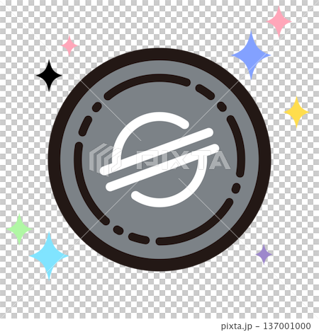 Sparkling virtual currency icon 137001000