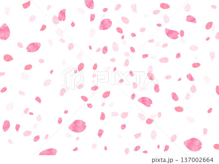 舞い散る桜の花びら背景 水彩風の桜吹雪イラスト 入学卒業お花見の広告バナー素材 舞い散る桜の花びら背景 水彩風の桜吹雪イラスト 入学卒業お花見の広告バナー素材 137002664