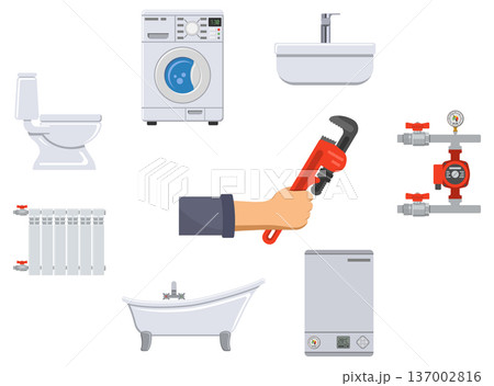 Plumbing Service Concept Plumbing Service Concept 137002816