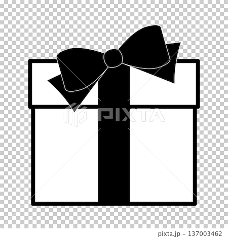 Front view of gift box Front view of gift box 137003462