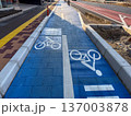 自転車専用レーンがある風景 137003878
