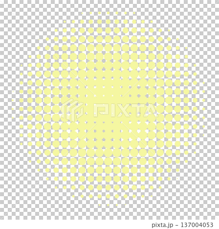 Pale yellow round halftone background Pale yellow round halftone background 137004053