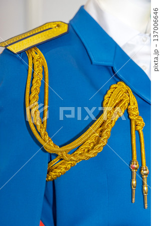Gold Lanyard Blue Uniform 137006646